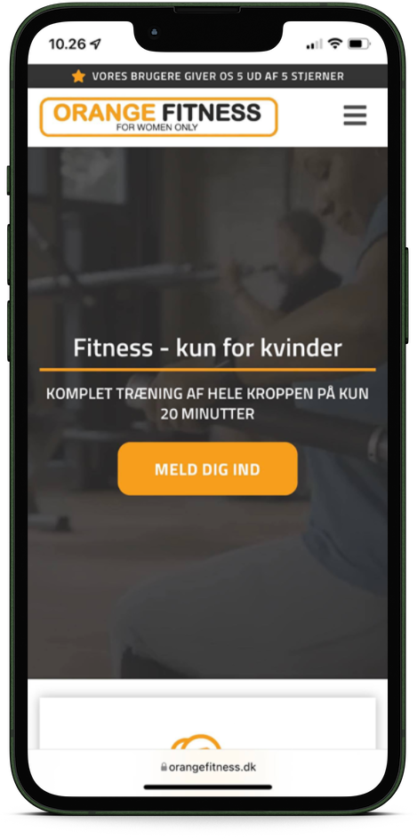 hjemmeside fitness